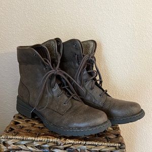 BOC, brown leather ankle boot, 11